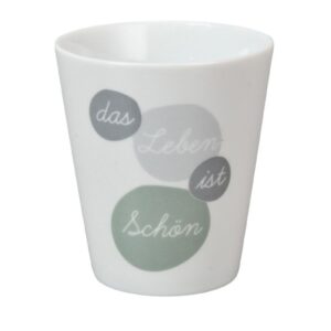 Krasilnikoff Kaffeebecher Sprüche Tasse Mug Cup Das Leben ist schön