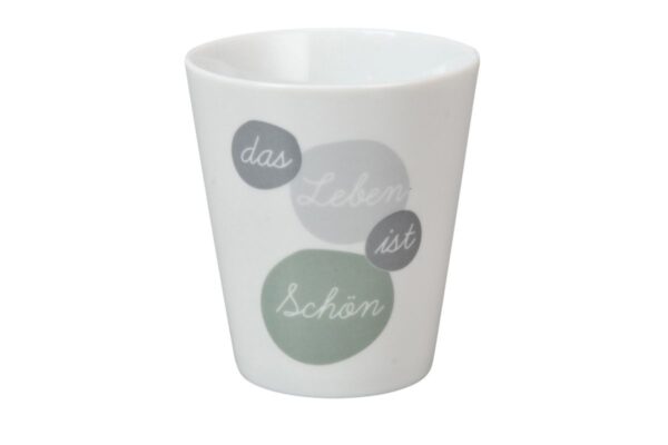 Krasilnikoff Kaffeebecher Sprüche Tasse Mug Cup Das Leben ist schön