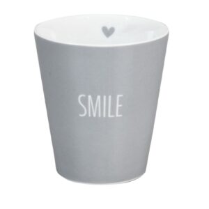 Krasilnikoff Kaffeebecher Sprüche Tasse Mug Cup Smile