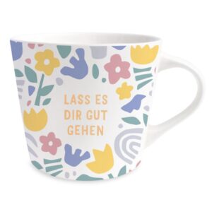 Grafik Werkstatt Henkelbecher Kaffeebecher Sprüchetasse Lass Es Dir Gut Gehen