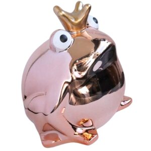 Pomme Pidou Spardose Money Bank Frosch Freddy Metallic Apricot