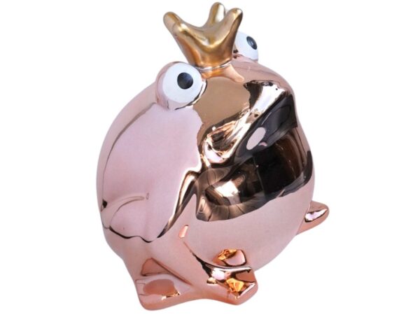 Pomme Pidou Spardose Money Bank Frosch Freddy Metallic Apricot