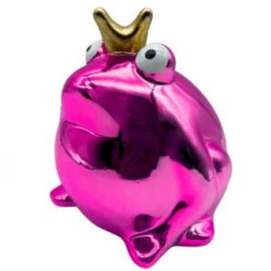 Pomme Pidou Spardose Money Bank Frosch Freddy Metallic Pink