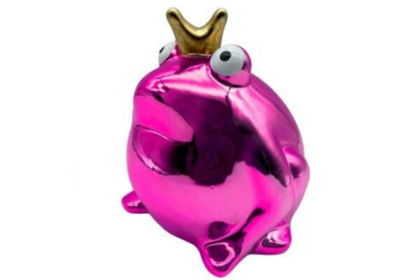 Pomme Pidou Spardose Money Bank Frosch Freddy Metallic Pink