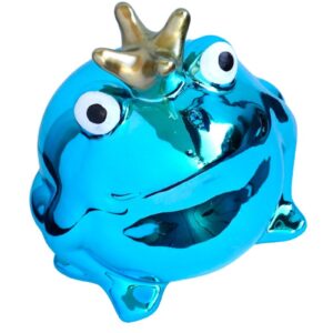 Pomme Pidou Spardose Money Bank Frosch Freddy Metallic Türkis