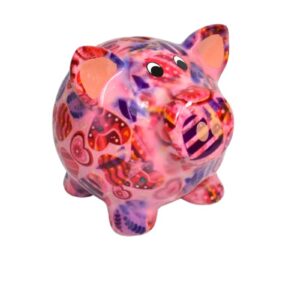 Pomme Pidou Money Bank Spardose Petit Sparschwein Rosie Herzi