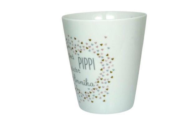 Krasilnikoff Kaffeebecher Sprüche Tasse Mug Cup Sei Pipi nicht Annika