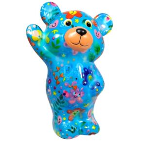 Pomme Pidou Spardose Money Bank Teddy Bärchen Tilou Blau