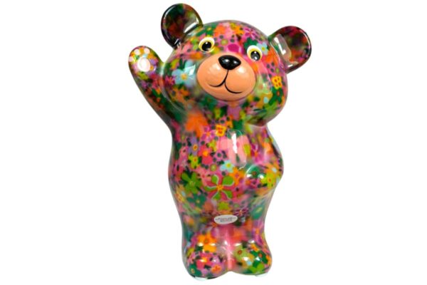 Pomme Pidou Spardose Money Bank Teddy Bärchen Tilou Rose Blümchen