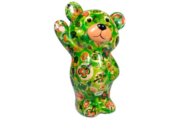 Pomme Pidou Spardose Money Bank Teddy Bärchen Tilou Grün