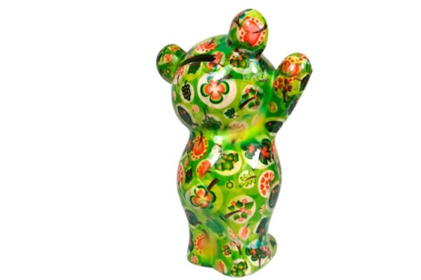 Pomme Pidou Spardose Money Bank Teddy Bärchen Tilou Grün