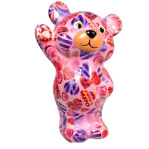 Pomme Pidou Spardose Money Bank Teddy Bärchen Tilou Rosa