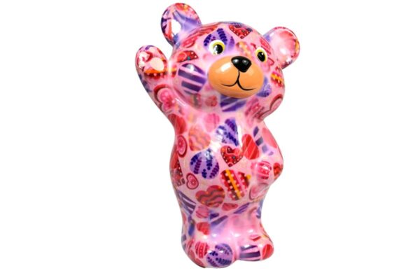 Pomme Pidou Spardose Money Bank Teddy Bärchen Tilou Rosa