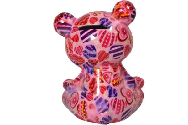 Pomme Pidou Spardose Money Bank Teddy Bärchen Toto Rosa