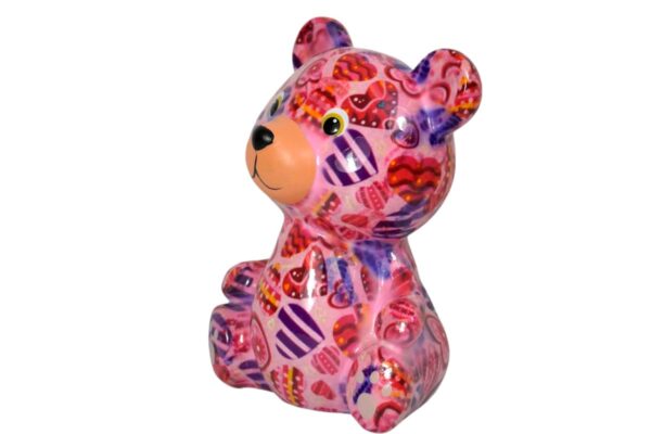 Pomme Pidou Spardose Money Bank Teddy Bärchen Toto Rosa