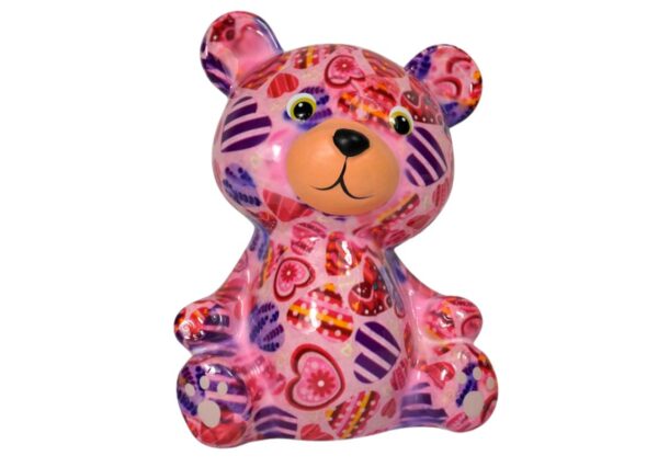 Pomme Pidou Spardose Money Bank Teddy Bärchen Toto Rosa