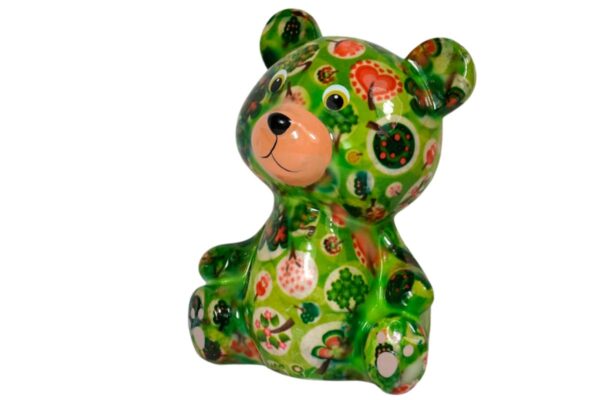 Pomme Pidou Spardose Money Bank Teddy Bärchen Toto Grün