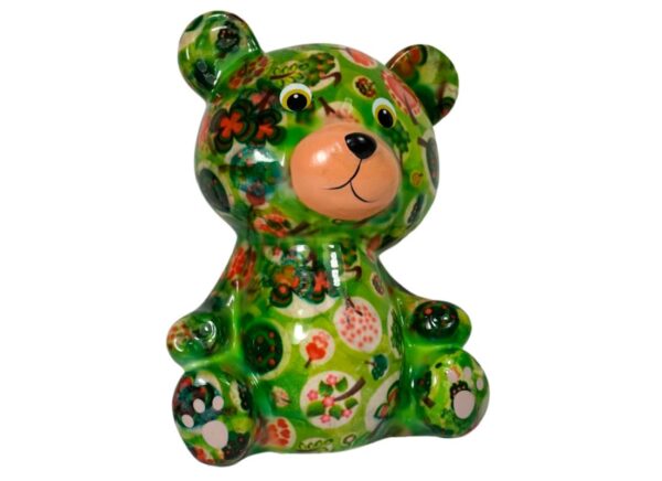 Pomme Pidou Spardose Money Bank Teddy Bärchen Toto Grün