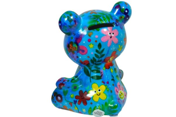 Pomme Pidou Spardose Money Bank Teddy Bärchen Toto Blau