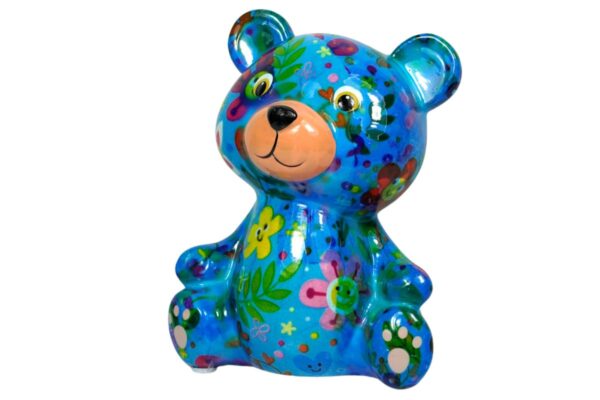 Pomme Pidou Spardose Money Bank Teddy Bärchen Toto Blau