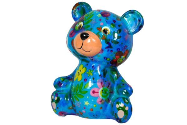 Pomme Pidou Spardose Money Bank Teddy Bärchen Toto Blau