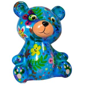 Pomme Pidou Spardose Money Bank Teddy Bärchen Toto Blau