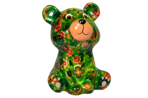 Pomme Pidou Spardose Money Bank Teddy Bärchen Tala Grün