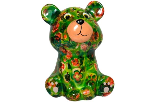 Pomme Pidou Spardose Money Bank Teddy Bärchen Tala Grün