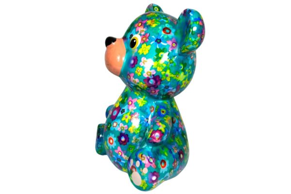 Pomme Pidou Spardose Money Bank Teddy Bär Toto Blaugrün