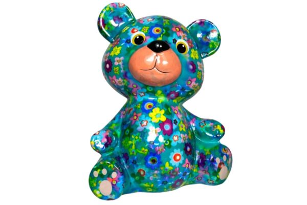 Pomme Pidou Spardose Money Bank Teddy Bär Toto Blaugrün