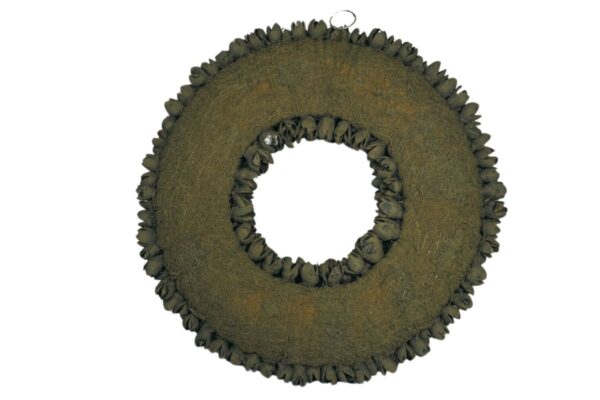 Couronne Wandkranz Herbstkranz Naturkranz Bakuli Wreath Old Green Wash 40 ∅