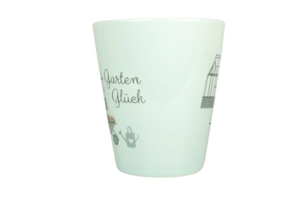 Krasilnikoff Kaffeebecher Sprüche Tasse Mug Cup Garten Glück