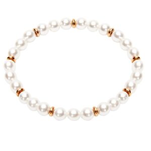 Armband H.C.A. Joyful Spirit Perlen Perlmutt Gold