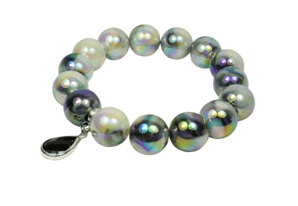Impala Damen Armband Crazy Look Petit Polymer Perlen 14mm Ø & Anhänger