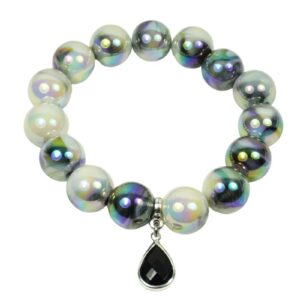 Impala Damen Armband Crazy Look Petit Polymer Perlen 14mm Ø & Anhänger