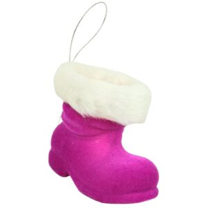 Werner Voß Aufhänger Stiefelchen Nikolaus Stiefel Magenta Dekofigur