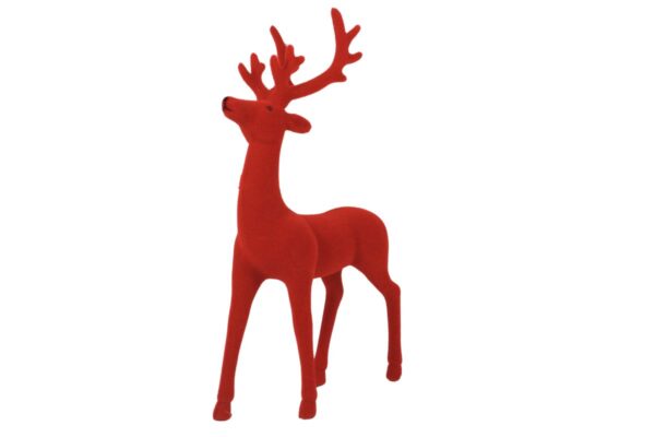 Werner Voß Stolzer Hirsch Rot mit Geweih Dekofigur