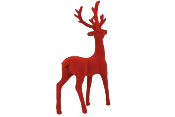 Werner Voß Stolzer Hirsch Rot mit Geweih Dekofigur