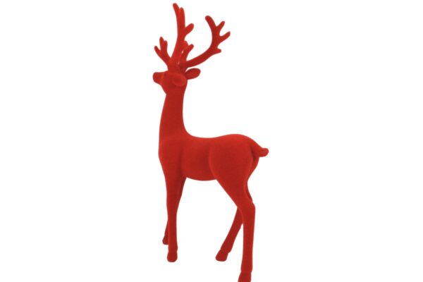 Werner Voß Stolzer Hirsch Rot mit Geweih Dekofigur