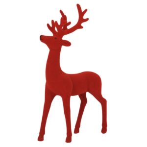 Werner Voß Stolzer Hirsch Rot mit Geweih Dekofigur