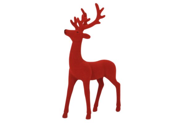 Werner Voß Stolzer Hirsch Rot mit Geweih Dekofigur
