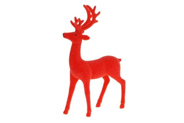 Werner Voß Stolzer Hirsch Rot mit Geweih Dekofigur