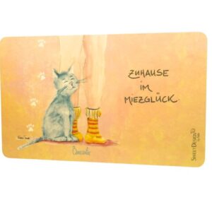 Frühstücksbrettchen SweetDesign by Nala "Zuhause Im Miezglück" Karin Tauer