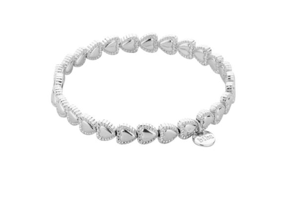 Biba Armband Metall Petit Herzchen Silberfarbig 8mm Biba Anhänger Silber