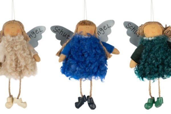 Baden Schutzengel Aufhänger Deko Engel Fellkleidchen