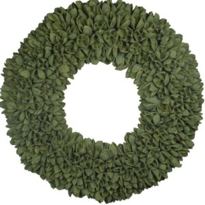 Couronne Dekokranz Naturkranz Handarbeit Bakuli Wreath Laurel Green Wash 30 cm ∅