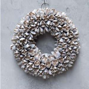 Couronne Dekokranz Naturkranz Handarbeit Bakuli Wreath Sand Stone 20 cm ∅