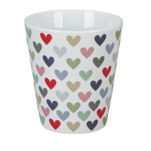 Krasilnikoff Kaffeebecher Sprüche Tasse Mug Cup „Harlekin Heart“