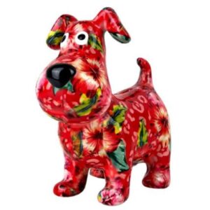 Pomme Pidou Spardose Money Bank Hund Hugo Flower Rot