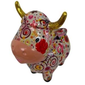 Pomme Pidou Spardose Money Bank Kuh Maggie Sweet Rose